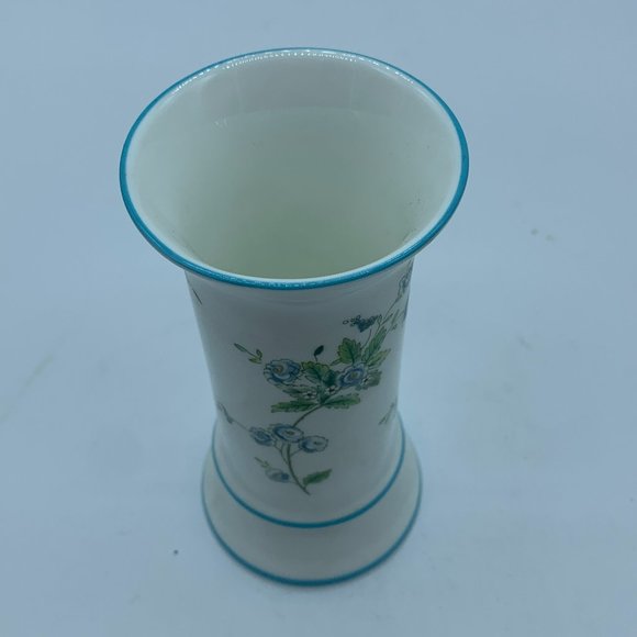 Vintage Coalport Bone China Vase Floral Design - Picture 3 of 3